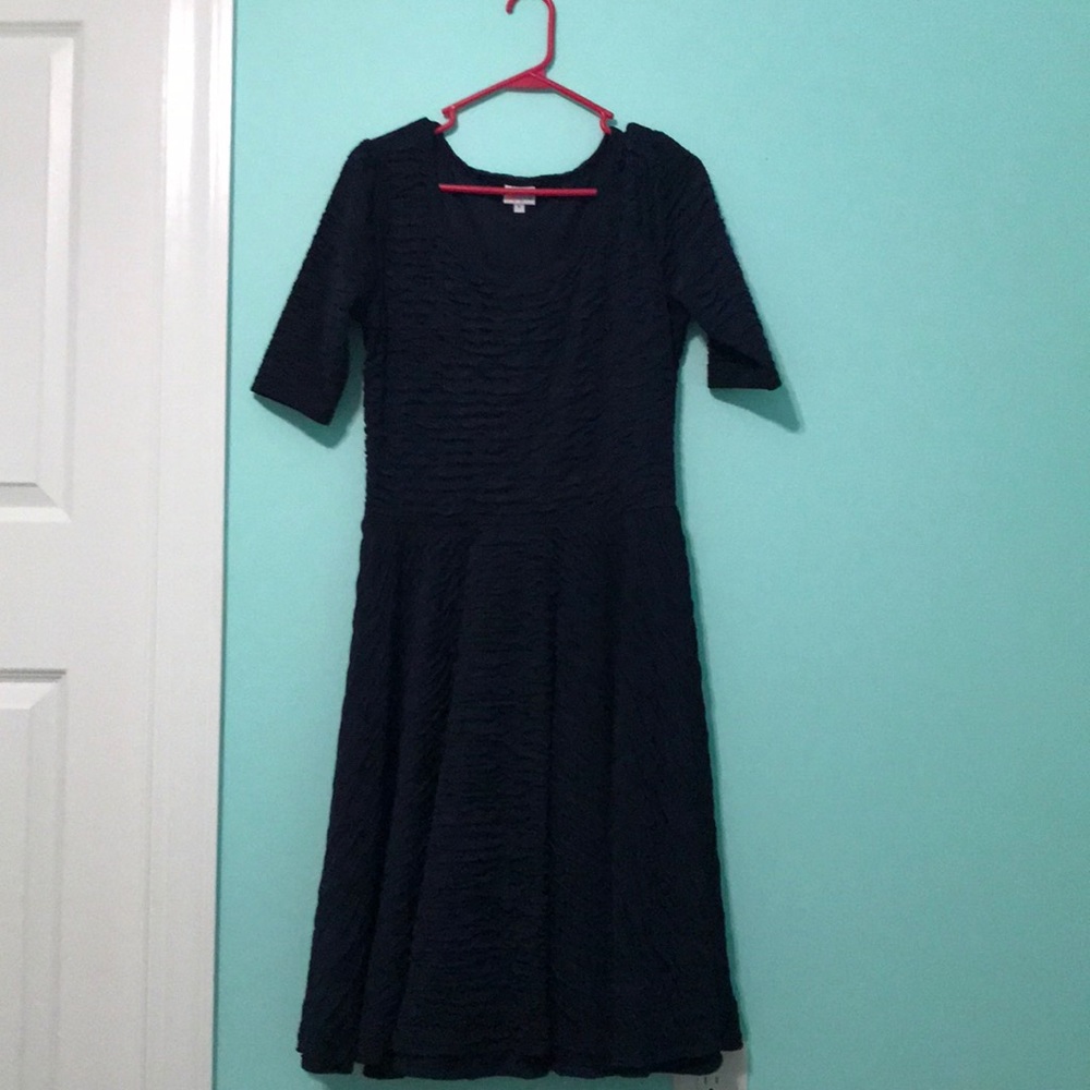 LuLaRoe Navy Nicole Dress